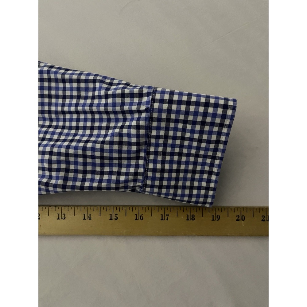 Lauren Ralph Lauren Oxford Shirt Men's SZ 16 32/33 Checks Long Sleeve Button Up - Picture 6 of 7